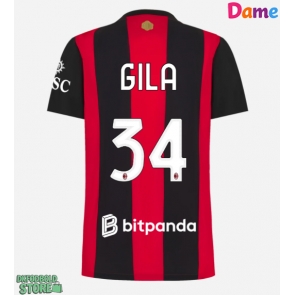 AC Milan Mario Gila #34 Replika Hjemmebanetrøje Dame 2026-27 Kortærmet